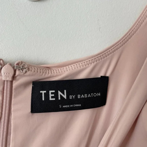 Aritzia TEN by Babaton Sparkle Dress in Pink Rose Quartz Size Small - Picture 7 of 10